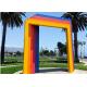 Custom Painted Metal Sculpture , Modern Gate Sculpture For Garden Landscape