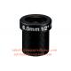 1/2 6mm F1.6 2Megapixel M12x0.5 mount IR board lens, 6mm MTV lens for security camera