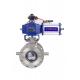 Jacked Pneumatic Segment Ball Valve For Paper And Pulp Process