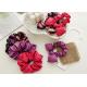 Autumn/winter cross-bow PP cotton kids hair bands elastic scrunchie women's ponytail corset scrunchie