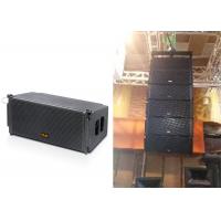 Two-way Line Array Speaker Passive Mode Dual 10 Inch Black Wooden Box