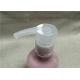 Screw Down Lock Clear Lotion Dispenser Eco Friendly White Color 33 / 410