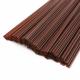 Brown Color Stirring Hot Beverage Straws PP Material Two Holes Design