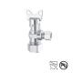 200 Psi 1/2 Inch OEM/ODM 15mm Chrome Plated Angle Valve / Hot Water Angle Valve