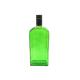 750ml Luxury Green Flat Empty Glass Wine Bottles With Screw Lid