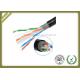 Outdoor Cat6 UTP Cable Double Jacket , 305 Meters / Roll Optical Ethernet Cable