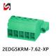 SHANYE BRAND 2EDGSKRM-7.62 300V hot sale 7.62mm 2p-24p pluggable terminal block female with ul