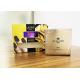 300g Cardboard Foldable Cosmetics Gold Foil Stamped Boxes