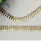 Fine products bag hardware gold leaf diamond decorative iron bag metal chain