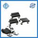 Deer Black Snow Mobile Dolly Iron 3pc Snowmobile Moving Wheels Lightweight