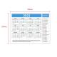 297x393mm Removable Weekly Planner Fridge Magnet Organizer Reusability For