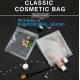plastic A4 file bag document bag, children traveling EVA bag, resealable slider clothes packing, slider zip lock with ho