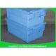 Foldable Large Distribution Plastic Attached Lid Containers Environmental