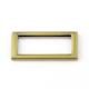 OEM/ODM Acceptable Polished and Plated Bag Accessories Vintage Square Metal Buckle