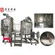 380V 500L 1000L Industrial Beer Brewery Equipment / Beer Plant Steam Heating
