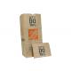 Open Mouth 300x400x900mm Paper Lawn And Refuse Multiwall Kraft Lawn Paper Bags