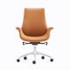 Customization PU Leather Office Swivel Chair 350 Chrome Base