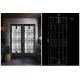 OEM High Level Sound Insulation Inlaid Door Glass for Building Decorative Art Glass