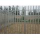 Hot Dipped Galvanized Metal Palisade Fencing For Garden Decoration , 2.75m Height