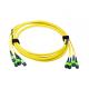 USCONEC 48 Fibers Optical MTP Female Truck Cable Assembly Patch Cord for Data Center