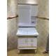 Floor Standing PVC Bathroom Cabinet / Waterproof Bathroom Decoration Furniture