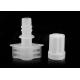 6.3mm Outer Dia Plastic Spout Screw Nozzle Caps Press Sealed On Doypack