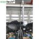 9m height pneumatic telescopic mast for lighting tower 4x1000 Metal Halide Lamps lighting mast tower lighting tower mast