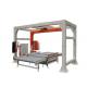 Gray And Yellow Pallet Shrink Wrap Machine , Fully Automatic Stretch Wrapping Equipment