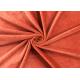 205GSM Soft Plush Toy Fabric Brick Red 100 Percent Polyester Material