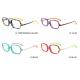 Customize Acetate Frame Glasses Rectangle 4 Color Children  Eye 125 Mm