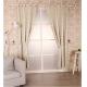 Heavy Thick Window Curtain With Embossed Flowers