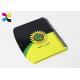 Hardcover Spiral Notebook Printing Sewing Binding CMYK Color With Double Wire