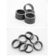 3k mattfull Carbon Fibre Fork Bowl Headset  Mountain Bike Washer Headparts Backup Ring weight 5/10/15/20mm