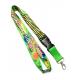 Party Decoration Cool Dye Sublimated Lanyards With Colorful Printing Logo