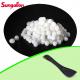 Snow White Eco-Friendly TPE Plastic Material SEBS/Mineral Oil Over Molding for PA