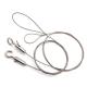 Security Double Loop Stainless Steel Wire Lanyards Resistance Corrosion And Chemical