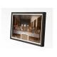 49 Inch Wooden Frame Wall Mounted Advertising Player Lcd Digital Signage