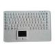 Laptop type washable silicone rubber medical keyboard with touchpad for nursing gloves