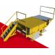 Truck Loading Dock Leveler Ramp With Safety Automatic Adjustable Electric 15T Stationary Loading Equipment