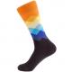 Eco - Friendly Trendy Dress Socks For Men , Colorful Funny Crazy Novelty Funky Cotton Socks