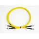 ST Low Insertion Loss Fiber Optic Patch Cord For Telecom / CATV Systems