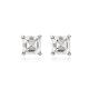 Asscher Shape Classic Design 18k Lab Grown Diamond Earrings Jewelry Durable style Asscher shape 1ct diamond Earrings
