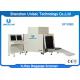 High Penetration Low Conveyor X-Ray Baggage And Parcel Scanner Screening 100x100cm
