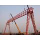 MH type 6 ton general gantry crane, gantry crane, main girder box support leg