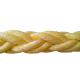 Yellow Eight Strand Mixed Rope PP Polyester Compounded 64mm 8 X 220m 720ft