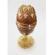 Luxury Faberge Easter Egg Elegant Enamel jewlery box Crytsal Easter Faberge Egg Trinket Box Woman Earrings Egg Case