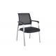 Plastic Electroplated 51.5cm Meeting Room Chairs With Arms