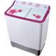 Colorful Twin Tub Semi Automatic Washing Machine 7kg  With Plastic Body Tempered Glass