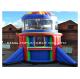 Commercial Rocket Parachute 0.55mm Inflatable Jumping Castle