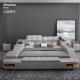 Leather Luxury Bedroom Sets Tufted Upholstered Bed Modern Design